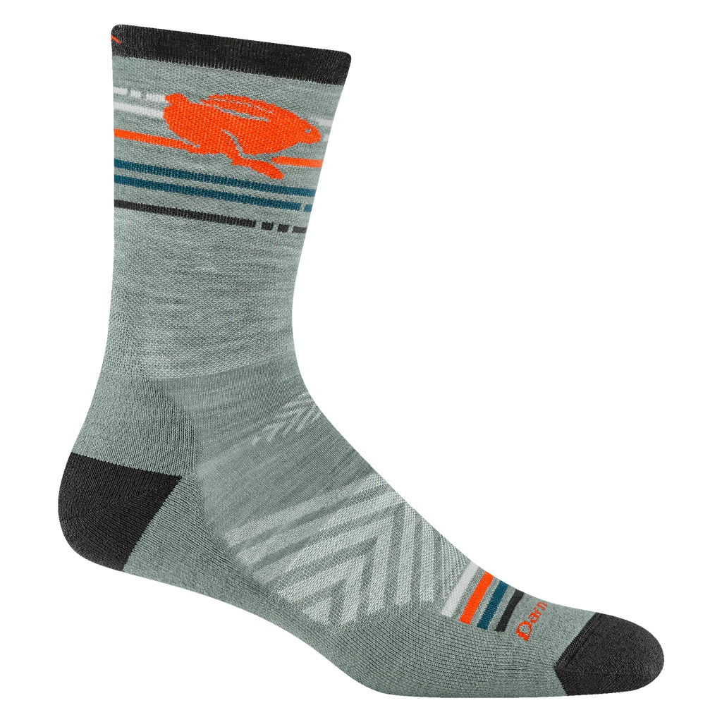 Darn Tough Pacer Micro Crew Ultra-lightweight With Cushion Seafoam