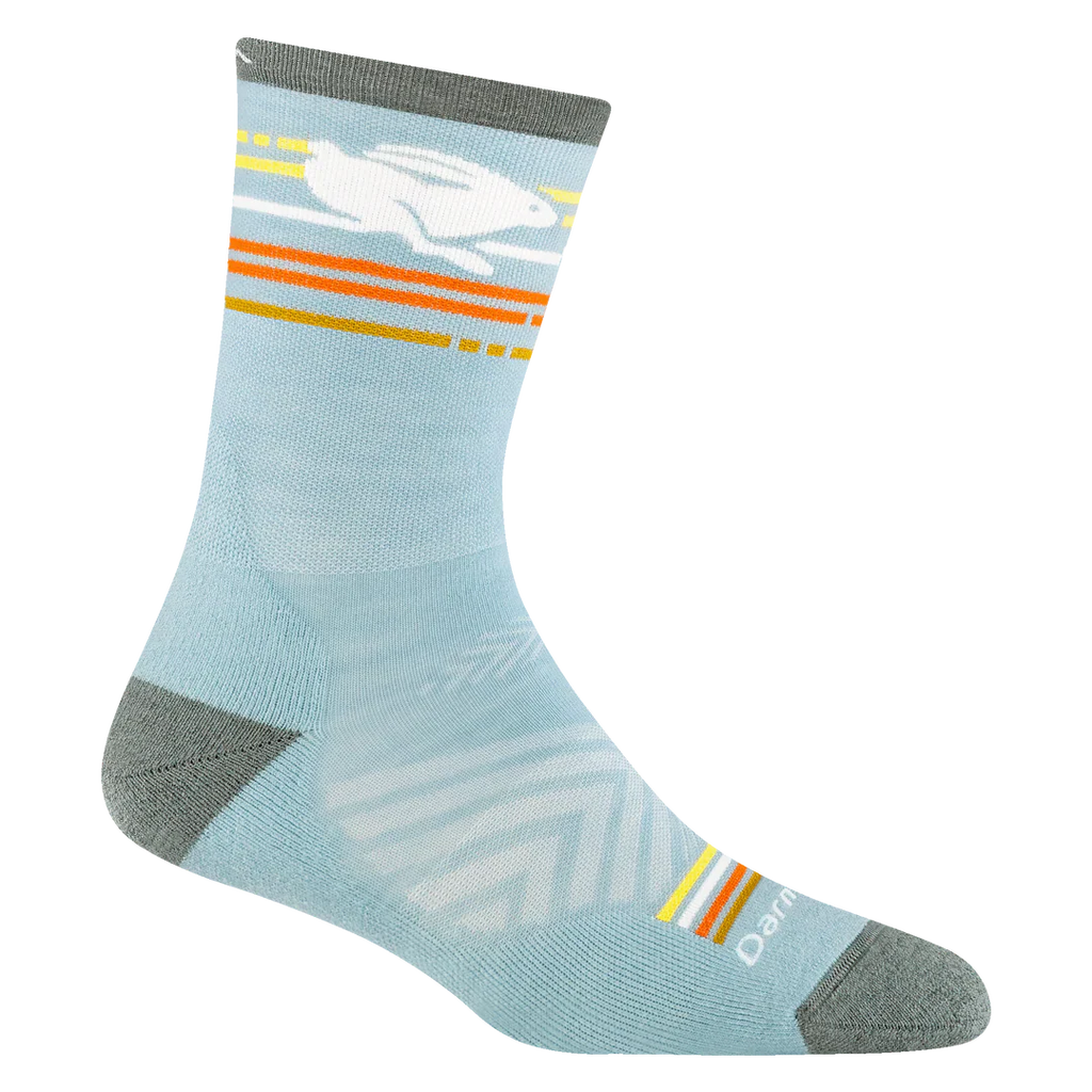 Darn Tough Pacer Micro Crew Ultra-lightweight With Cushion Glacier