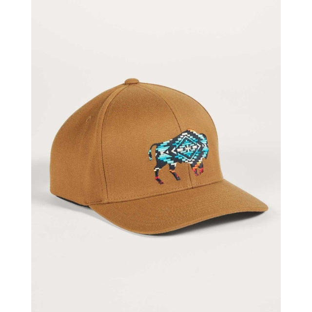Pendleton Bison Embroidered Hat Beige
