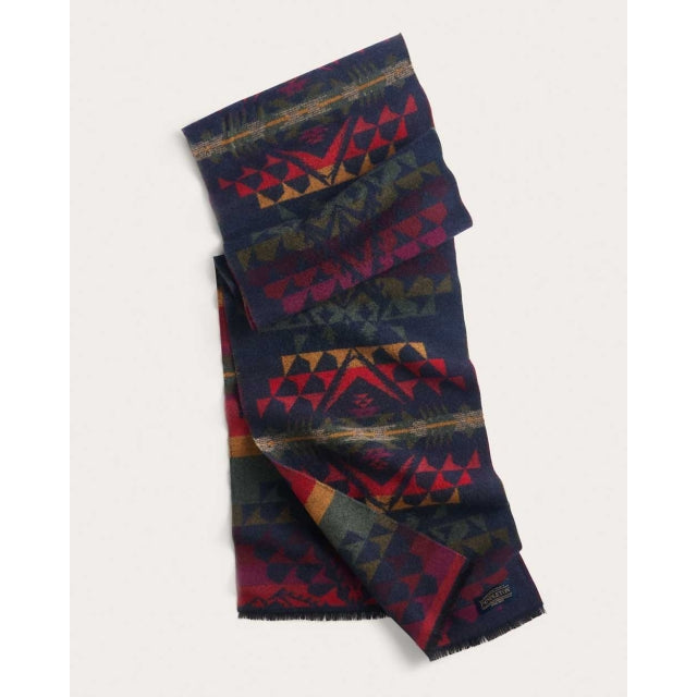 Pendleton Autumn Birch Wool Scarf Blue