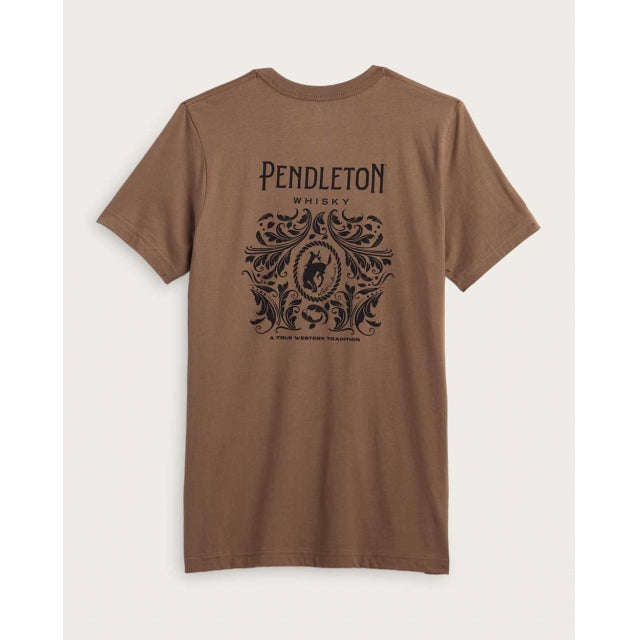 Pendleton Saddle Graphic Tee Shirt Brown