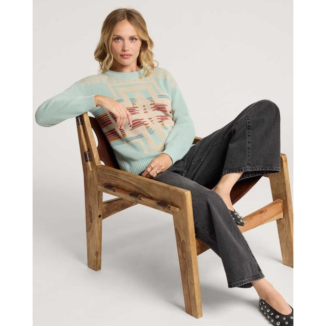 Pendleton Montera Cotton Sweater Blue