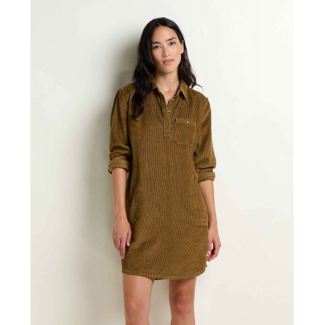 Toad&co Cascadia Popover Ls Dress Honey Brown