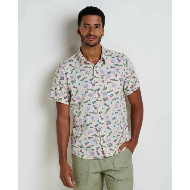 Toad&co Fletch Ss Shirt Salt Gone Fishing Print