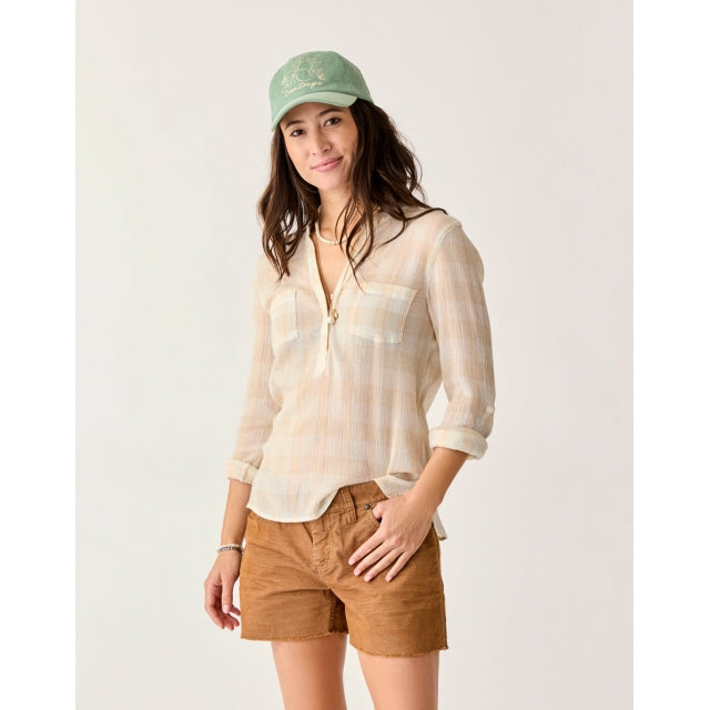 Carve Designs Dylan Gauze Shirt Multiplaid
