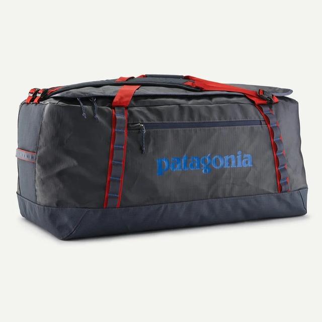 Patagonia Black Hole Duffel 100l Smolder Blue w/Amanita Red