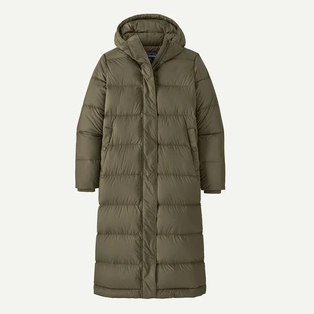 Patagonia Silent Down Long Parka Basin Green