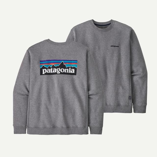 Patagonia P-6 Logo Uprisal Crew Sweatshirt Gravel Heather