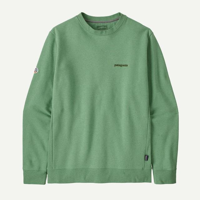 Patagonia Fitz Roy Icon Uprisal Crew Sweatshirt Ellwood Green
