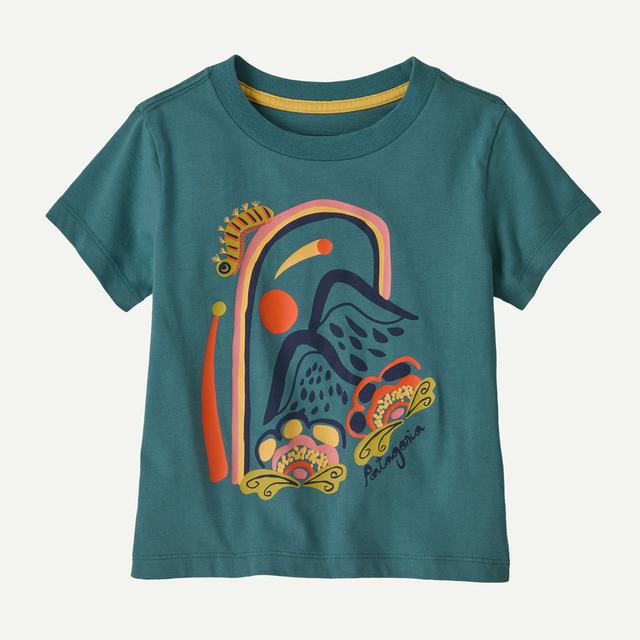 Patagonia Baby Graphic T Shirt Wetland Blue