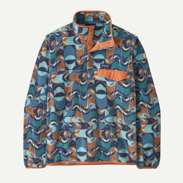 Patagonia Lw Synch Snap-t P/o Swallowtail Geo: Still Blue