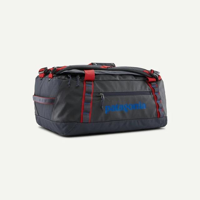 Patagonia ブラックホール・ダッフル 40l Smolder Blue w/Amanita Red