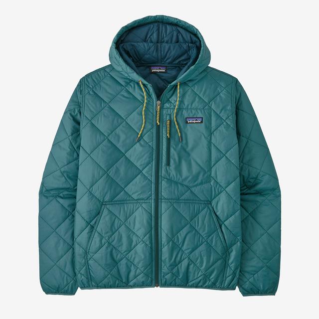 Patagonia Diamond Quilted Bomber Hoody Wetland Blue