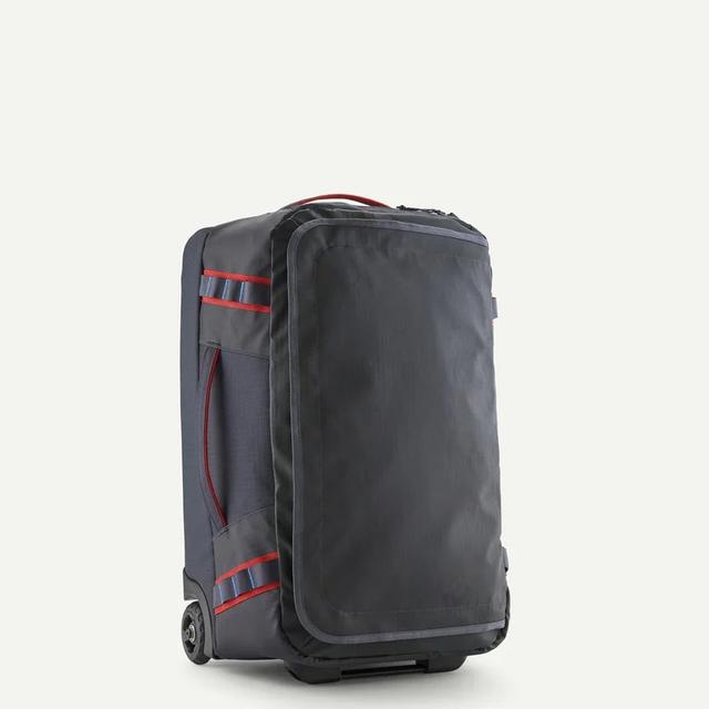 Patagonia Black Hole Matte Wheeled Duffel 40l Smolder Blue w/Amanita Red
