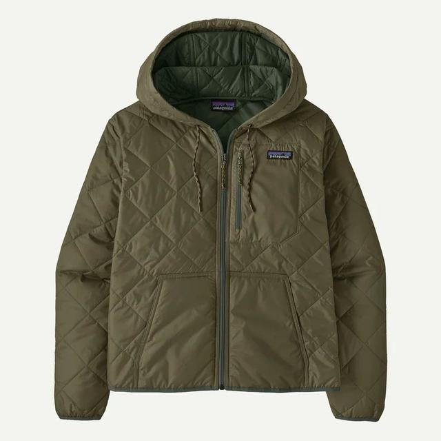 Patagonia Diamond Quilted Bomber Hoody Basin Green