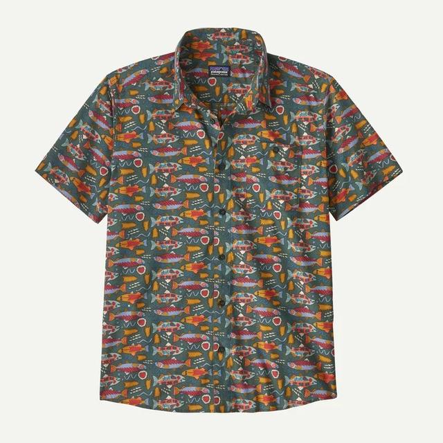 Patagonia Go To Shirt Old Growth Green