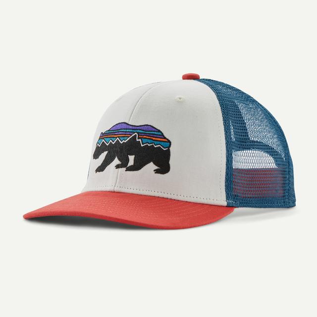 Patagonia Trucker Hat Fitz Roy Bear: Birch White