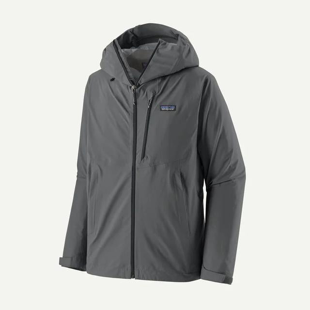 Patagonia メンズ・グラナイト・クレスト・レイン・ジャケット Forge Grey w/Black