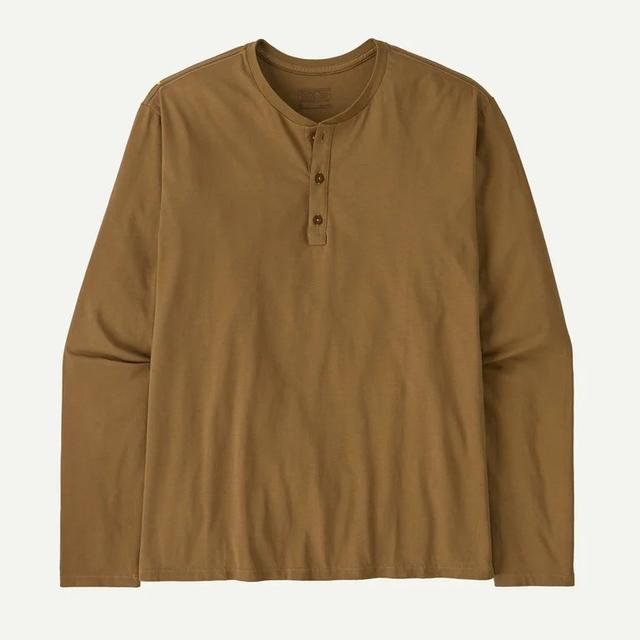 Patagonia Long Sleeved Daily Henley Coriander Brown