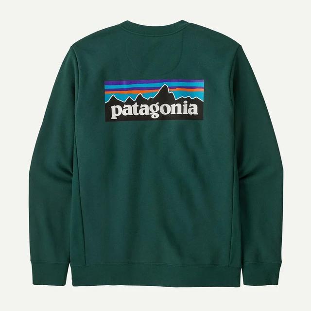 Patagonia P 6 Logo Uprisal Crew Sweatshirt Cascade Green