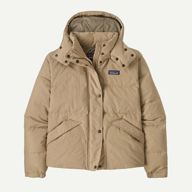 Patagonia Downdrift Jacket Oar Tan w/Seabird Grey