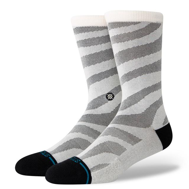 Stance Torqued Crew Socks Black M Black