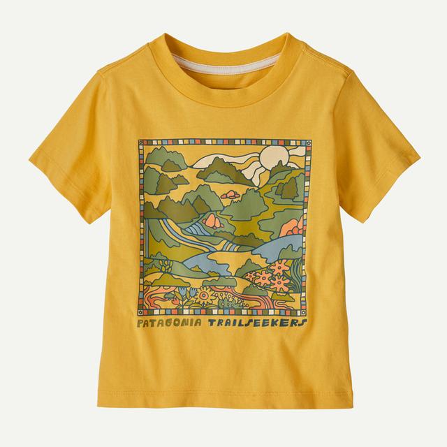 Patagonia Baby Graphic T Shirt Nectar Yellow