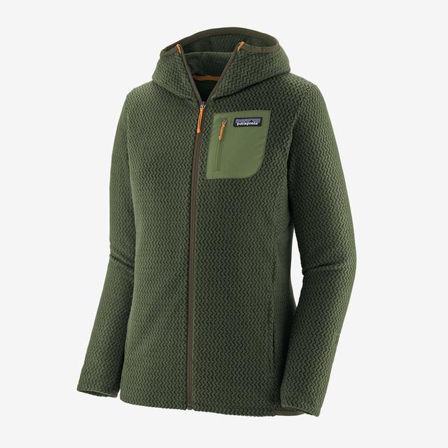 Patagonia Womens R1 Air Full-Zip Hoody Torrey Pine Green