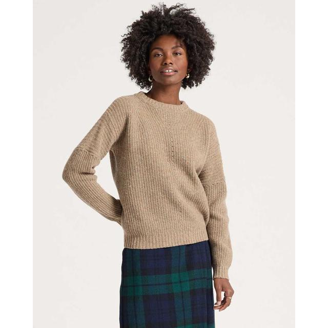 Pendleton Donegal Eyelet Sweater Tan