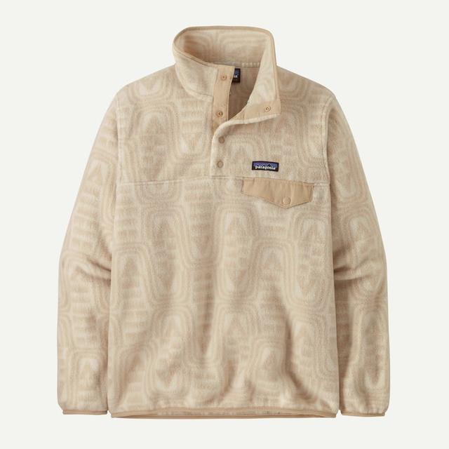 Patagonia Lightweight Synchilla Snap Dyno White